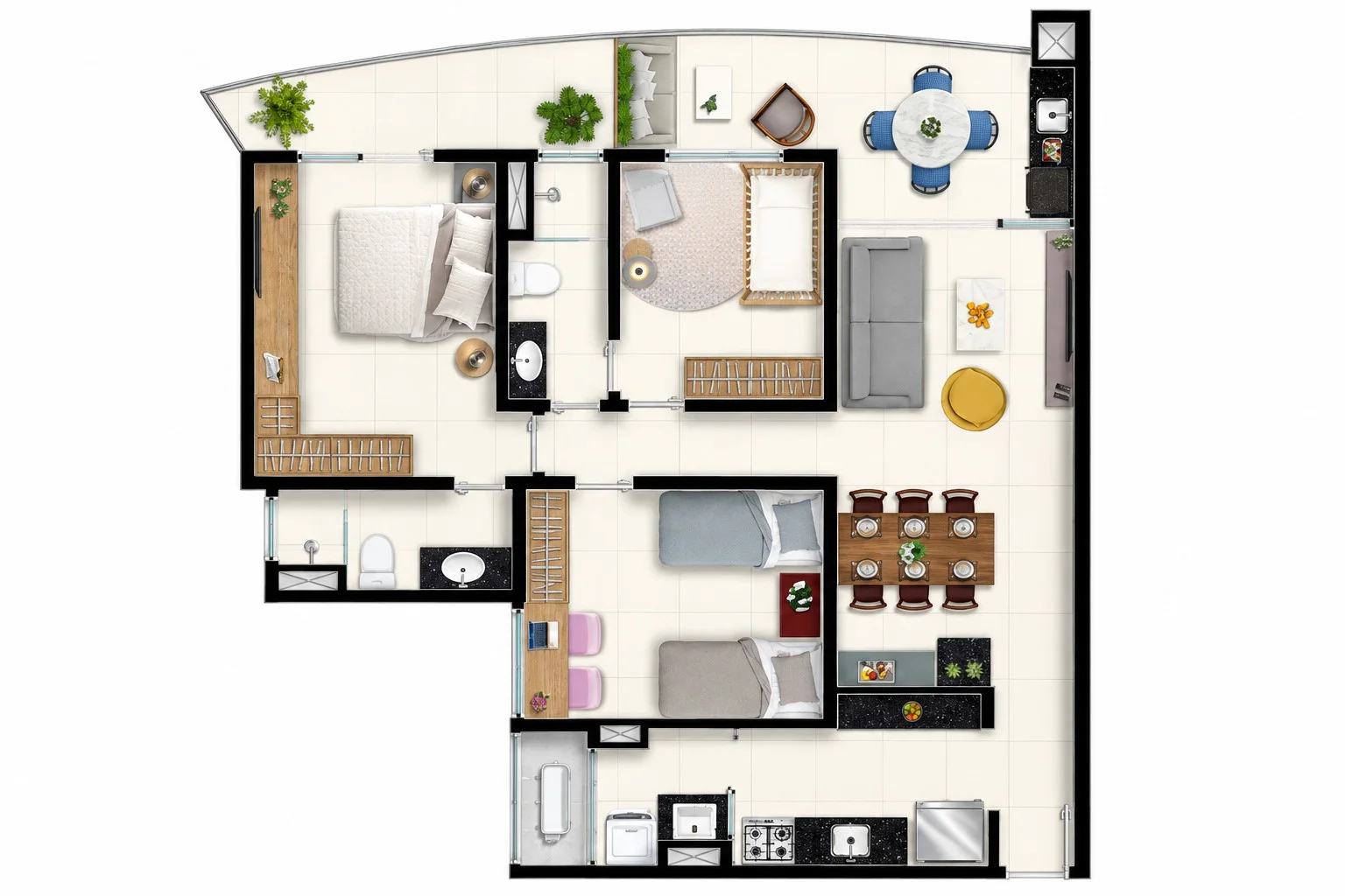 Residencial Izzi, 3 quartos, 90m², Tamatanduba, Eusébio/CE - foto 19