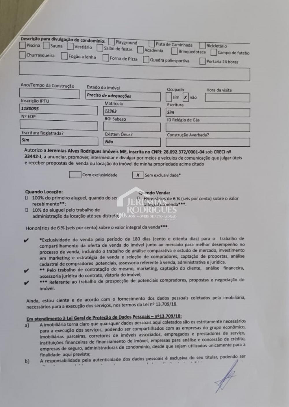 Ponto comercial para venda em Tremembé/SP