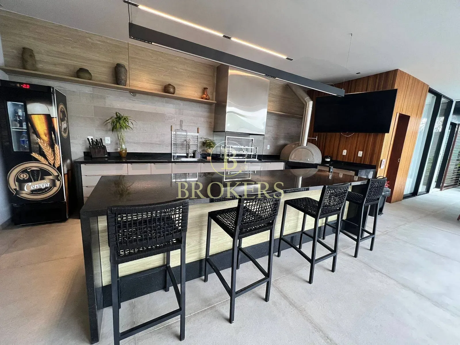 Moderna e sofisticada: Casa triplex no Alphaville com elevador, 5 suítes e terraço panorâmico por R — foto 26
