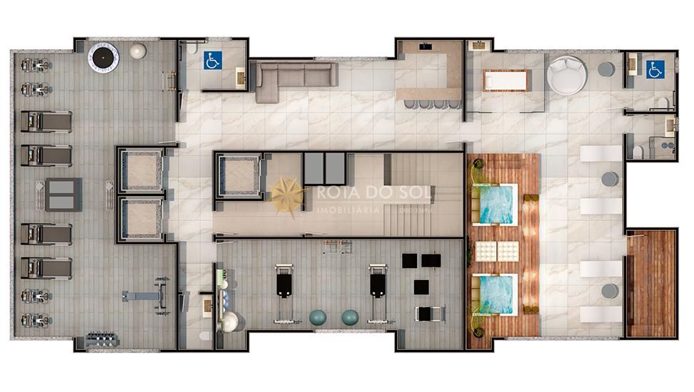 Grand Mirage Apartamento 3 Suítes Vista Mar no Centro de Itapema