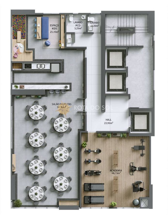 Villa de Capri Apartamento 4 Suítes Meia Praia Itapema SC
