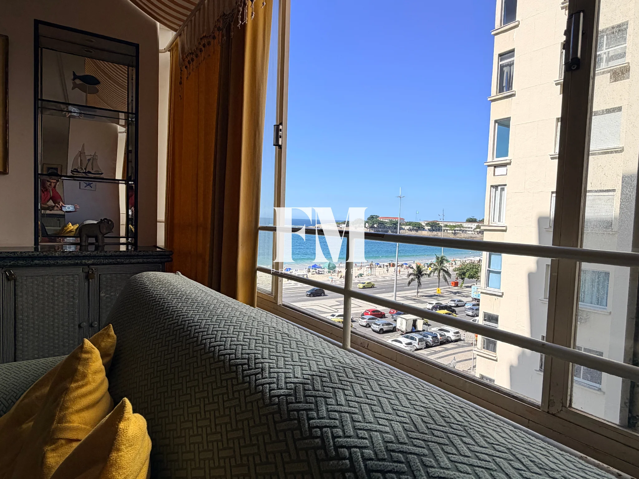 Apartamento de 1 suite à venda com vista mar exclusiva a 50m da areia em Copacabana com potencial i - foto 10