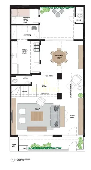 Casa triplex em condomínio privativo a venda no Jardim Botânico! Totalmente modernizada com piscina