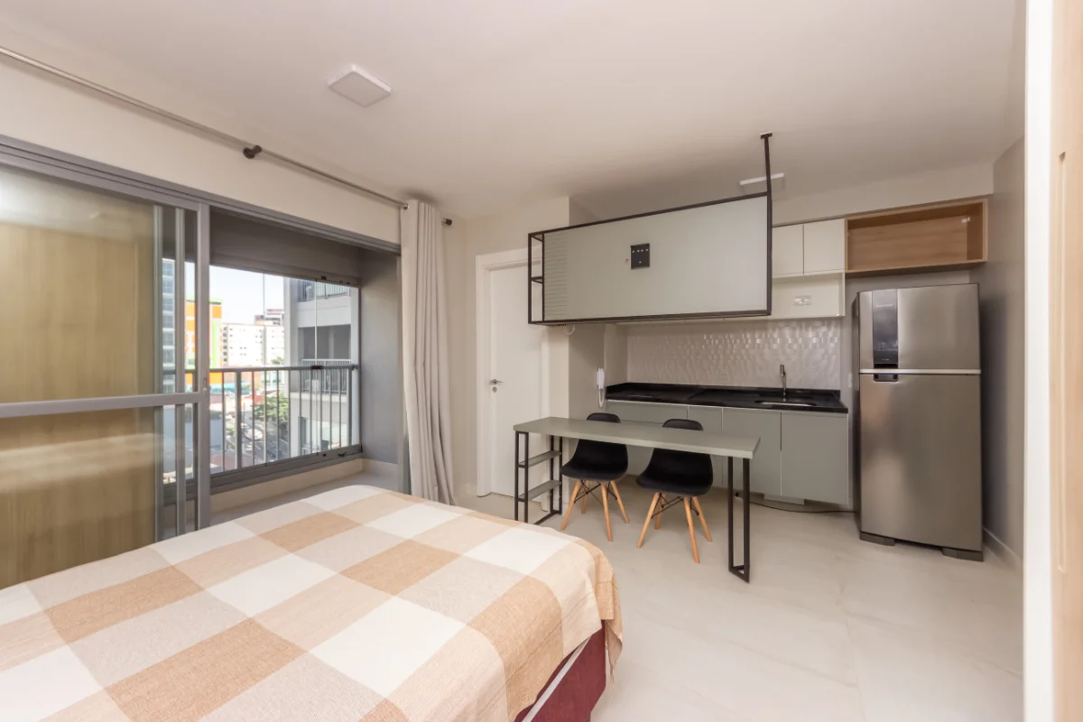 Studio 29 m² | 500 m do metrô Ana Rosa