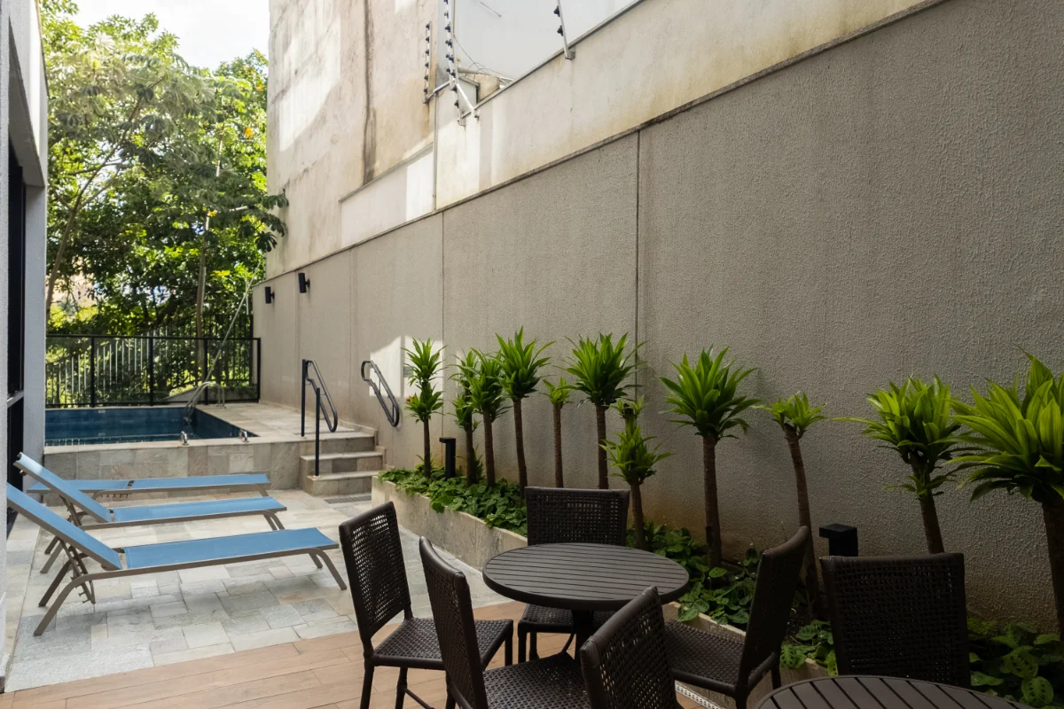 Studio mobiliado 43 m² | 700 m do metrô Praça da Árvore