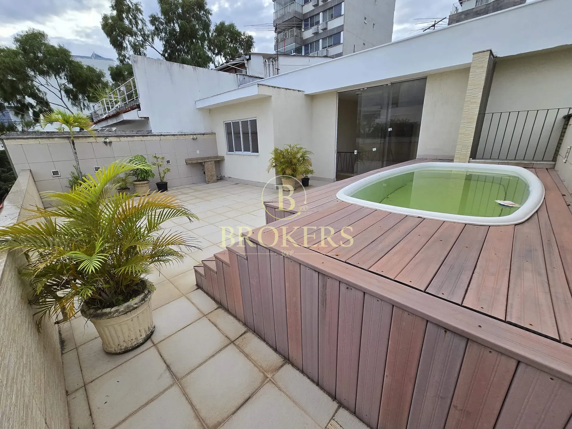Cobertura / Penthouse à venda, Ipanema, área externa com piscina, salão, 3 quartos sendo 2 suítes, — foto 3
