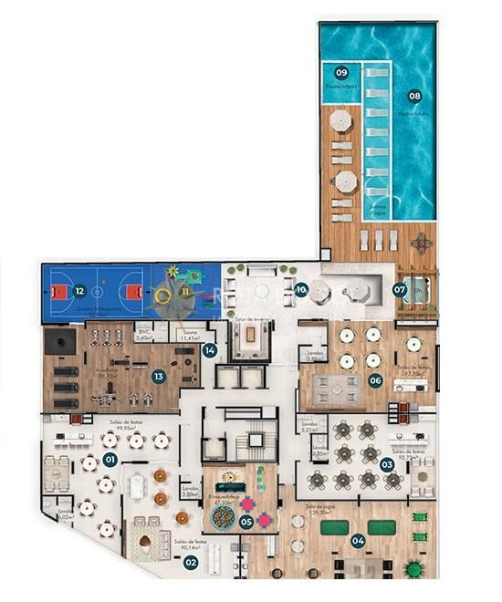 Queen Tower apartamento com 3 suítes e 2 vagas na Meia Praia — foto 15