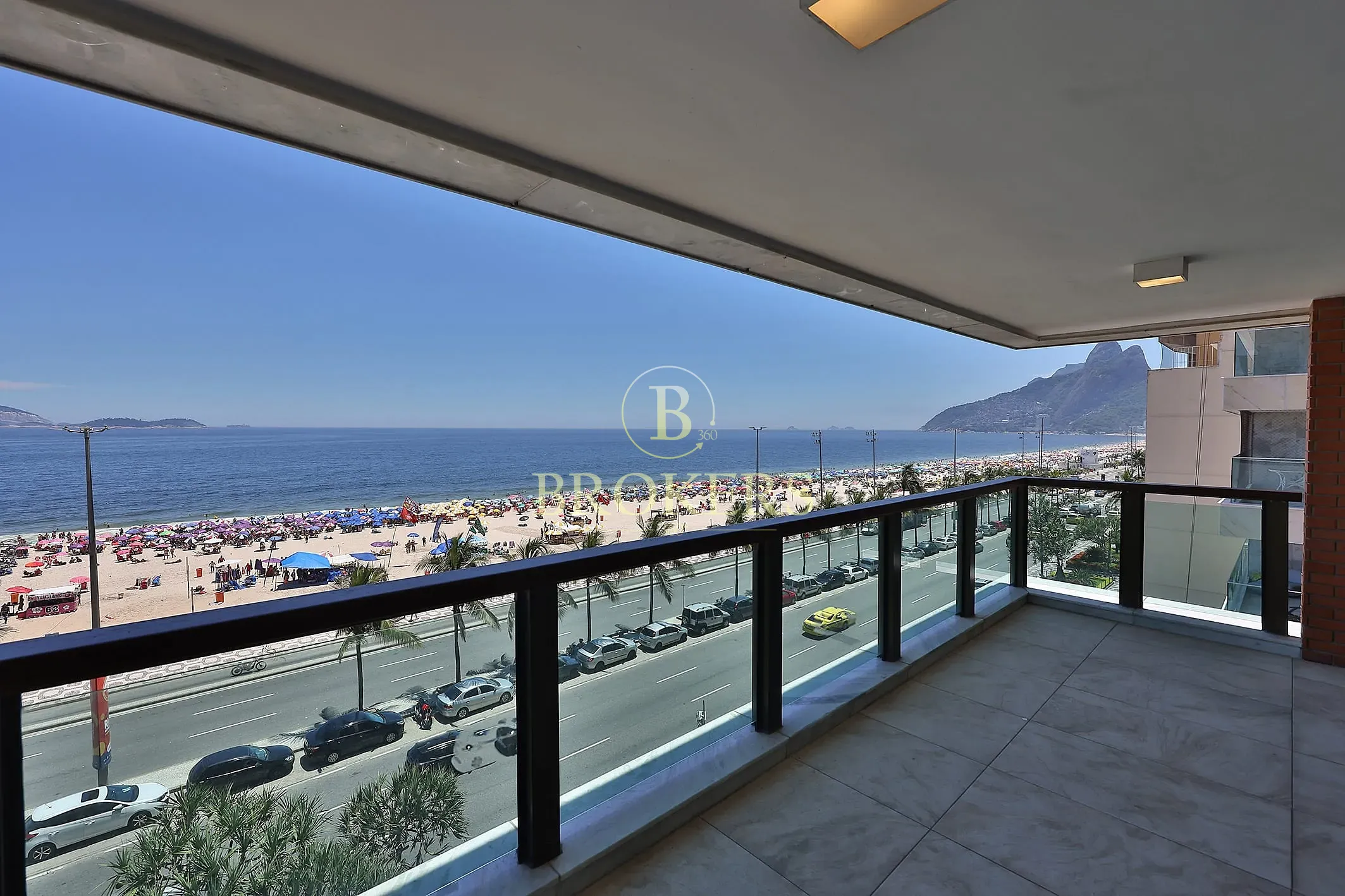 Apartamento à venda, Avenida Vieira Souto - Ipanema. Varanda com vista mar, varanda, salão, 3 quart — foto 6