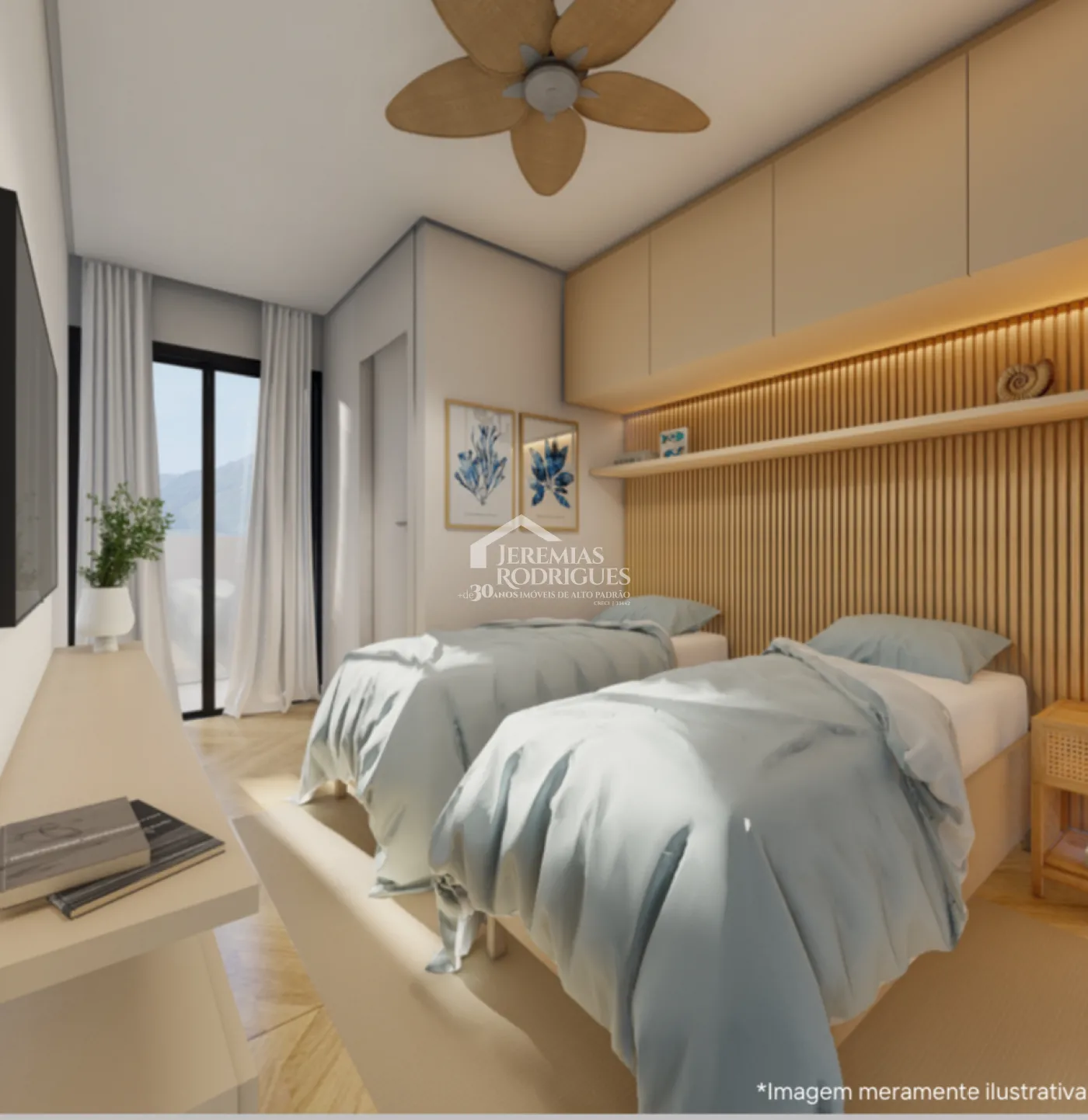 Apartamento à venda em construção com 2 suítes, 72 m² no Condomínio Ocean Art em Ubatuba/SP.