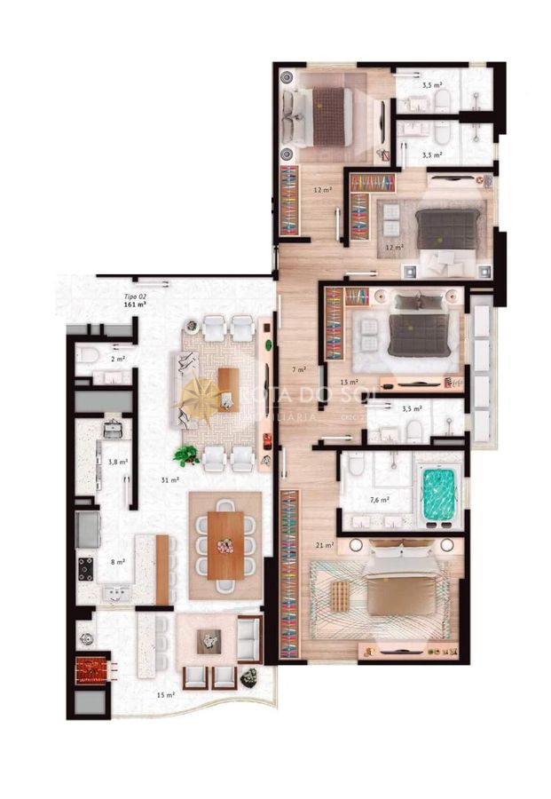 Ristretto Dallo Apartamento 4 Suítes e 3 Vagas no Canto da Praia Itapema/SC — foto 41