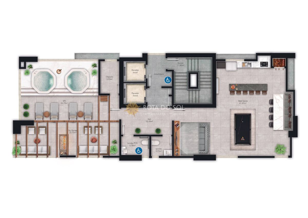 Palazzo Royale Duplex Quadra Mar 5 Suítes Meia Praia Itapema SC — foto 21
