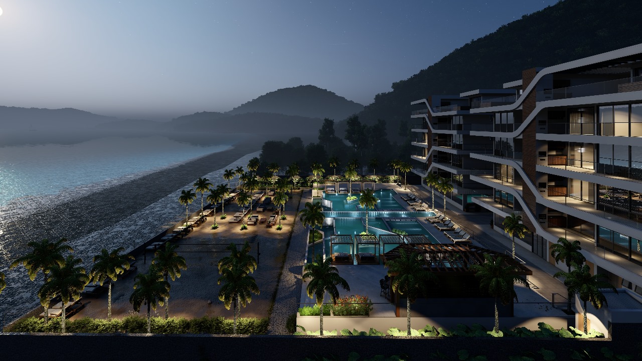 Apartamento à venda, 154 m² no Condomínio Enseada Palms em Ubatuba/SP.