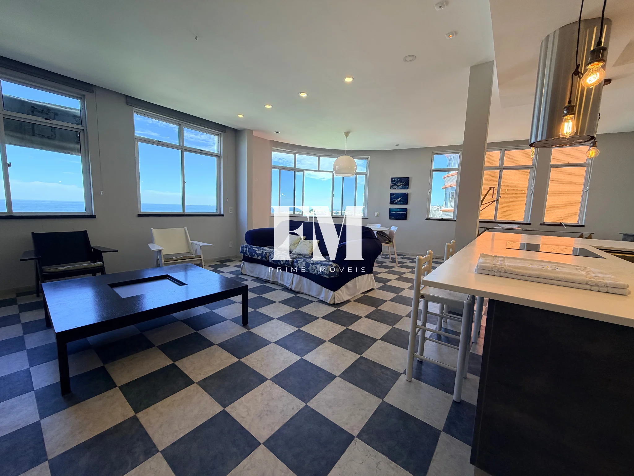 Frente mar em Copacabana: apartamento à venda de 2 quartos, andar alto com vista panorâmica, alto p - foto 12