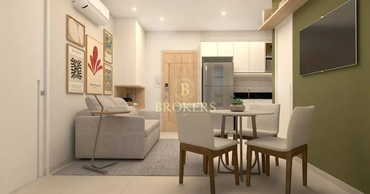 SALA QUARTO EM COPACABANA - BAIRRO PEIXOTO - PRONTO PARA ENTRAR E MORAR - 36 M² — foto 2