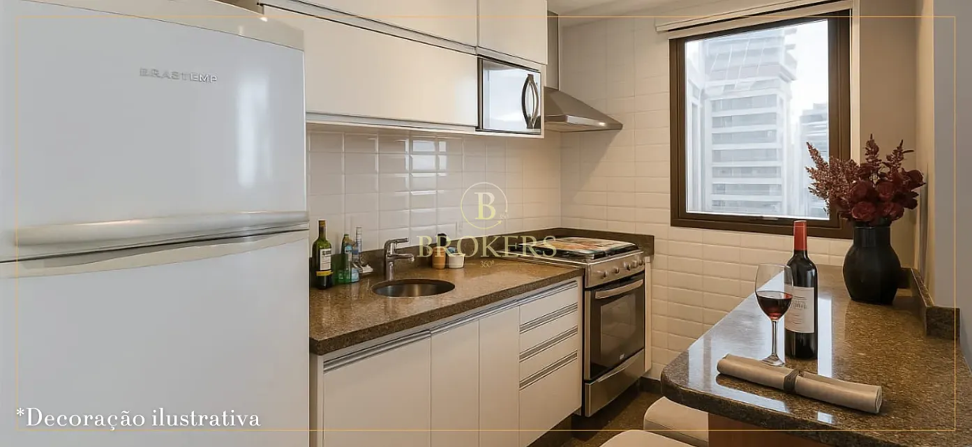 Apartamento vista mar para locação, Ipanema, Varanda, 2 quartos / 1 suíte - 2 vagas - 90m²