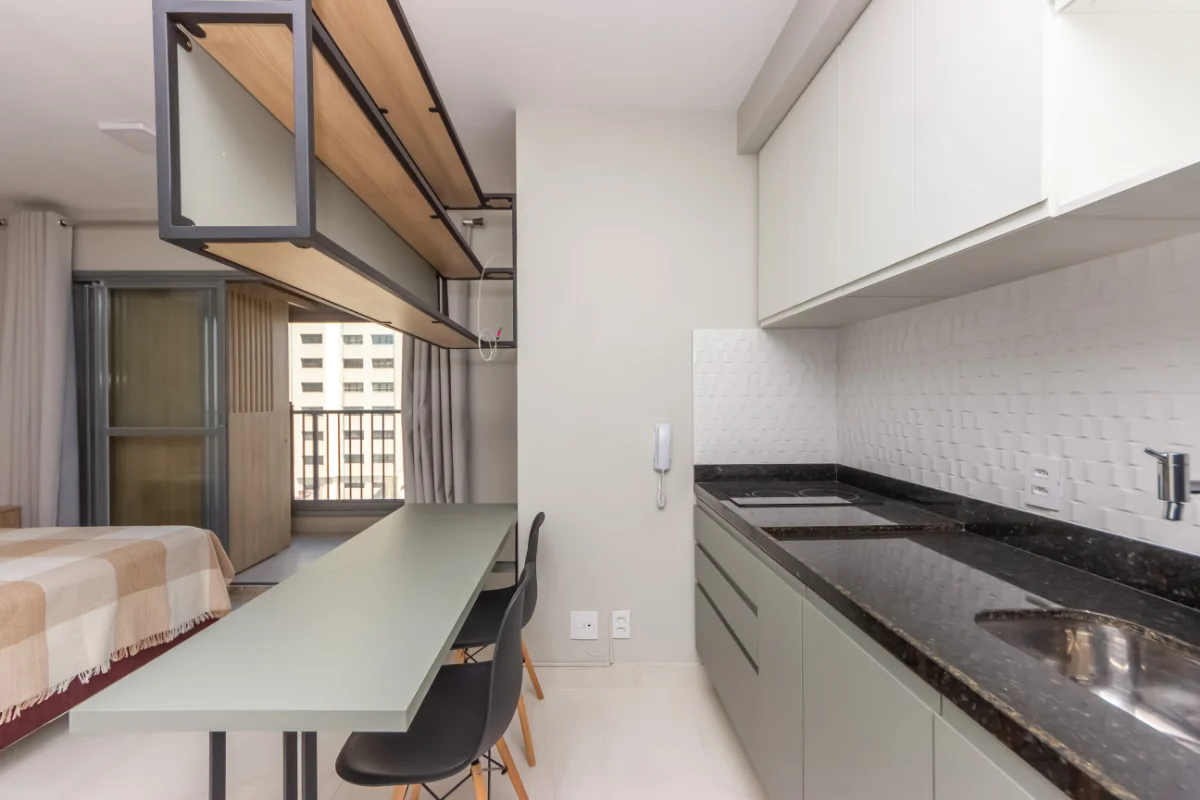 Studio 29 m² | 500 m do metrô Ana Rosa