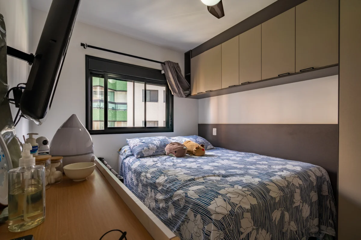 Studio mobiliado 43 m² | 700 m do metrô Praça da Árvore