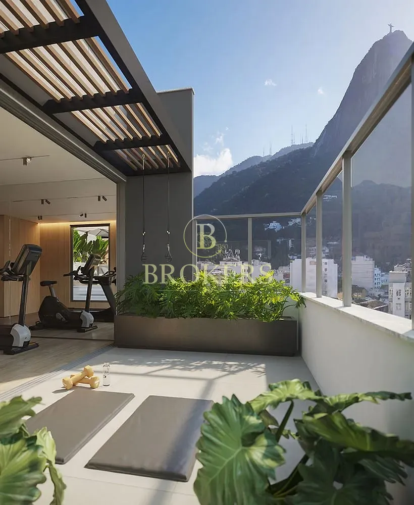 Primeira locação! Sofisticação e vista icônica no humaitá: apartmamento à  venda  de 3 quartos com — foto 44