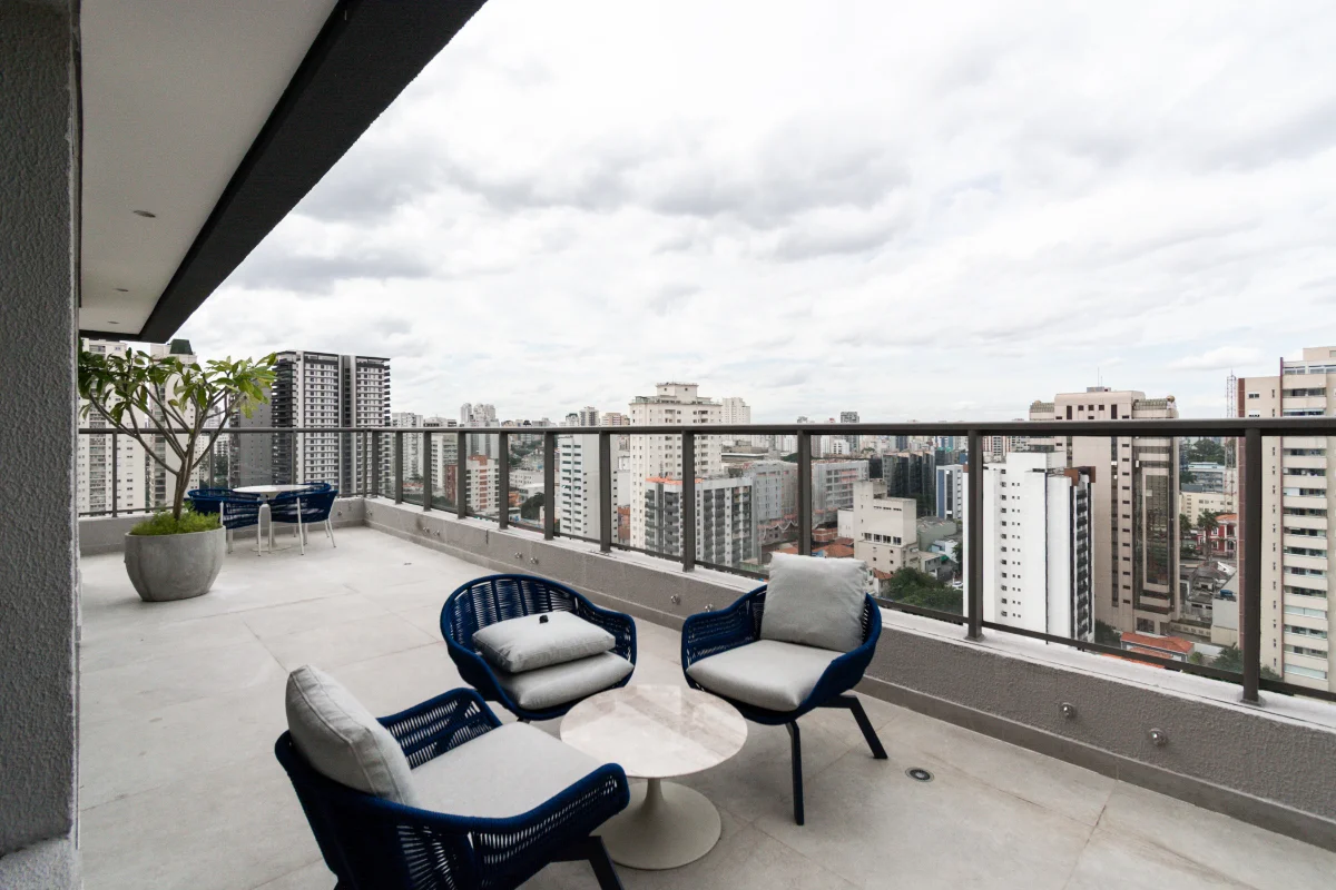 Apartamento 50 m² | 1 dormitório (suíte) | 350 m do metrô Santa Cruz