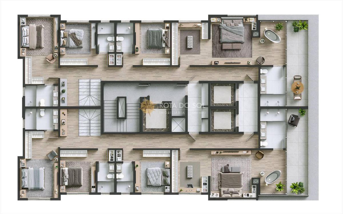 Sunny Coast Duplex Frente Mar 4 Suítes e 5 Vagas no Centro de Itapema Sc — foto 16