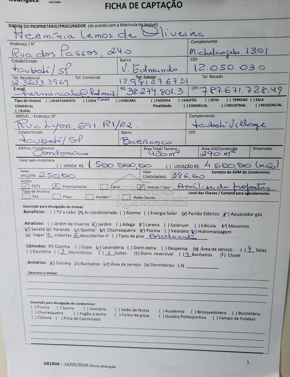 Casa com 3 dormitórios, 330 m² - Condomínio Taubaté Village - Taubaté/SP