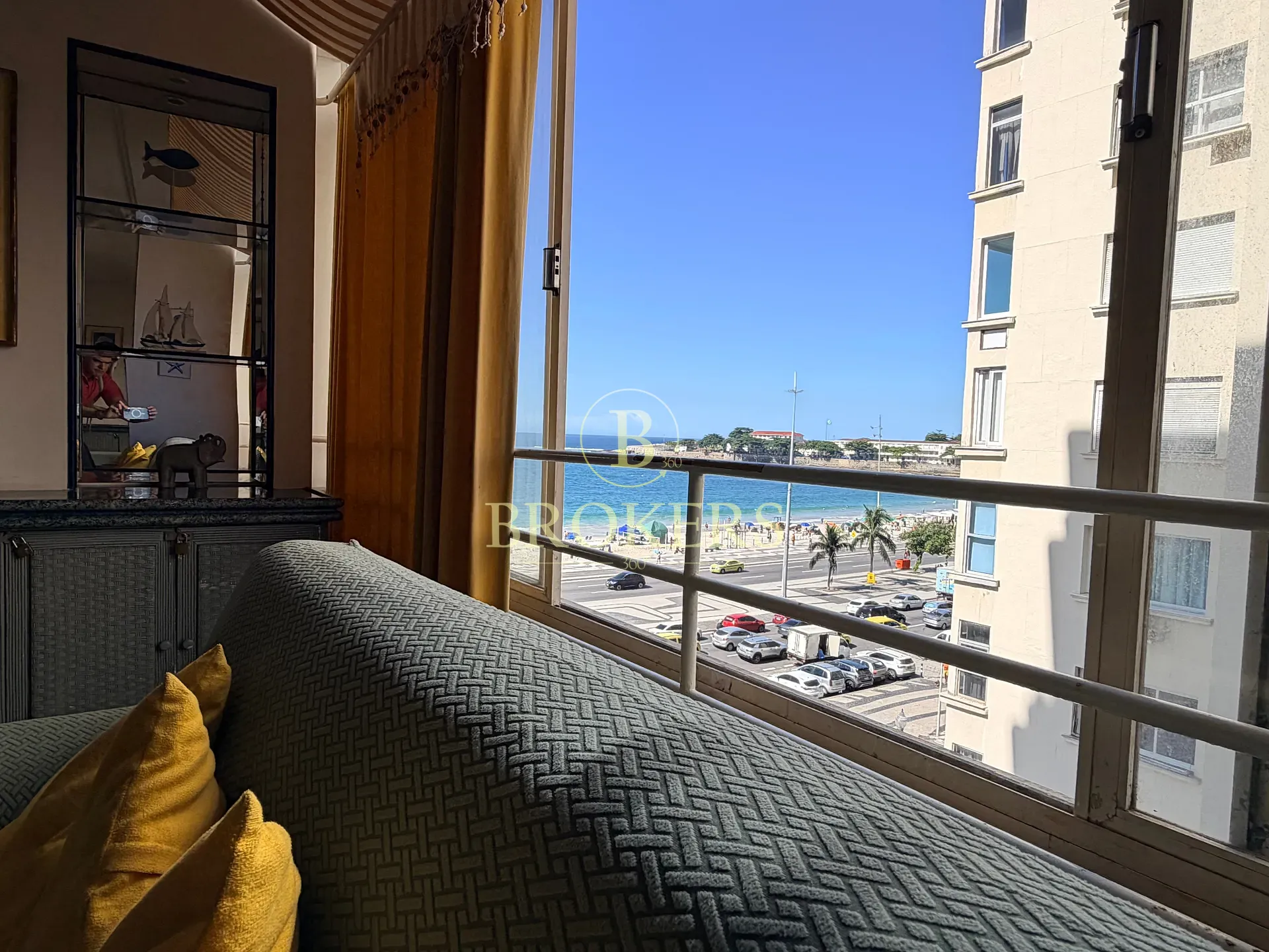 Apartamento de 1 suite à venda com vista mar exclusiva a 50m da areia em Copacabana com potencial i — foto 12