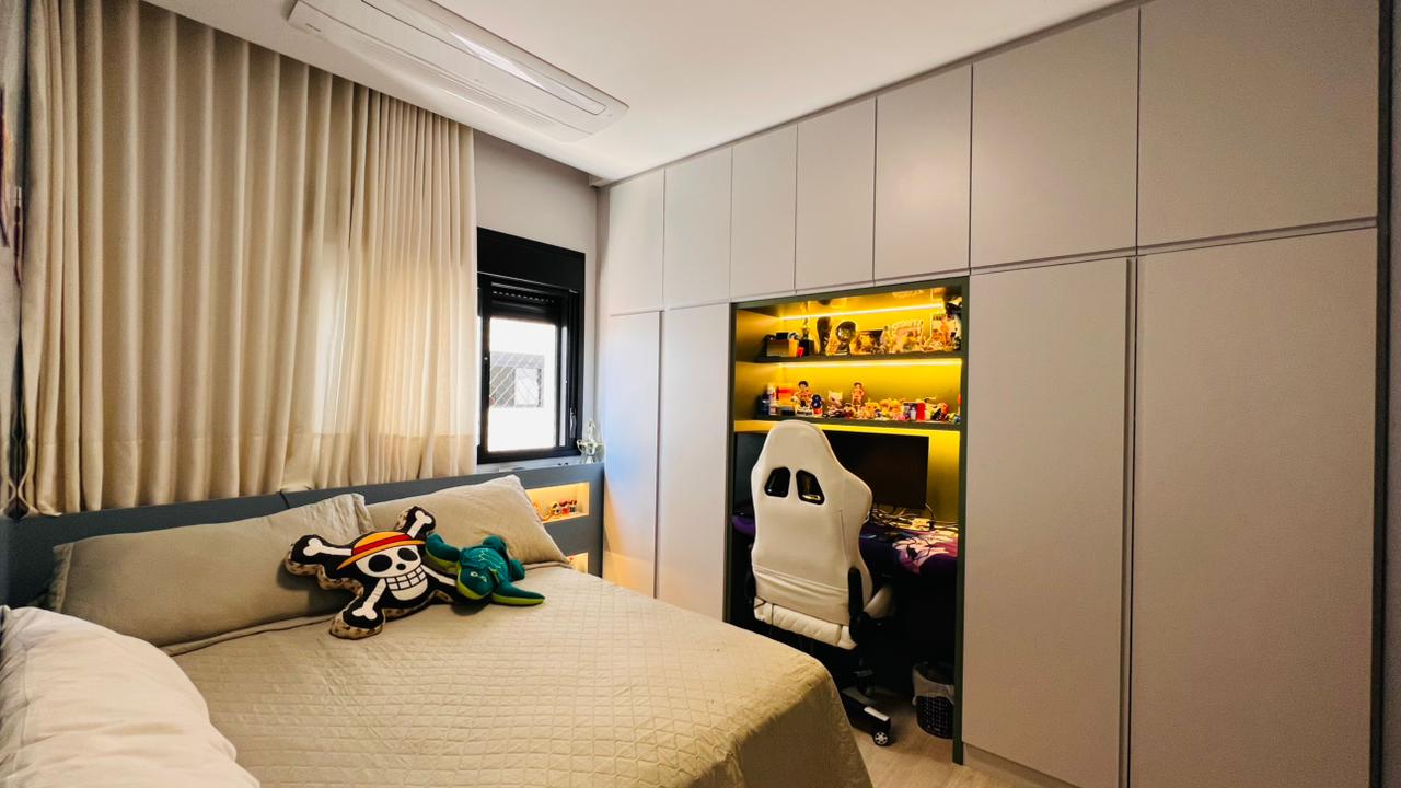 Apartamento à venda com 3 dormitórios, 109 m² no Condomínio Lucca em Taubaté/SP.