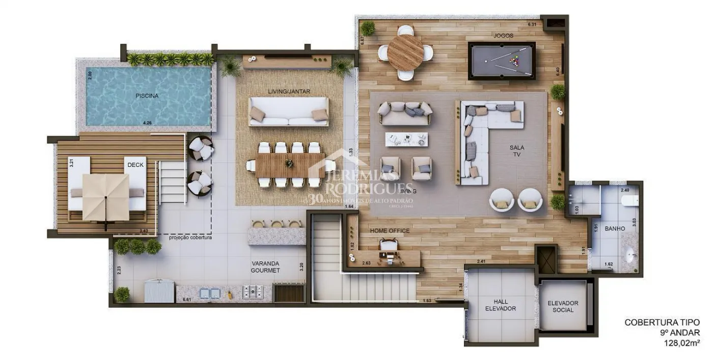 Apartamentos em construção à venda, a partir de 160 m² no Edifício Princesa Leopoldina, em Pindamonhangaba/SP.