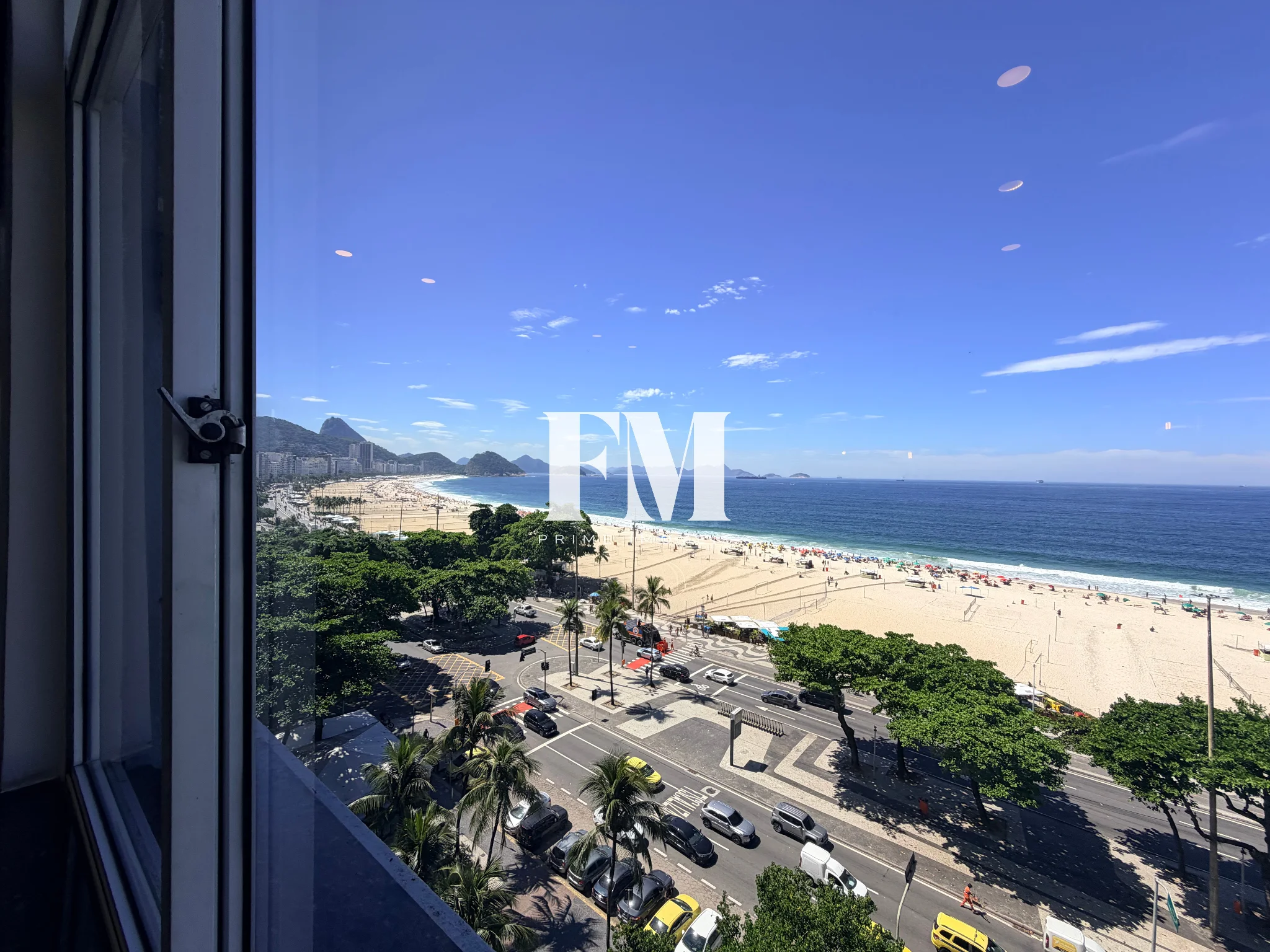 Frente mar em Copacabana: apartamento à venda de 2 quartos, andar alto com vista panorâmica, alto p - foto 4