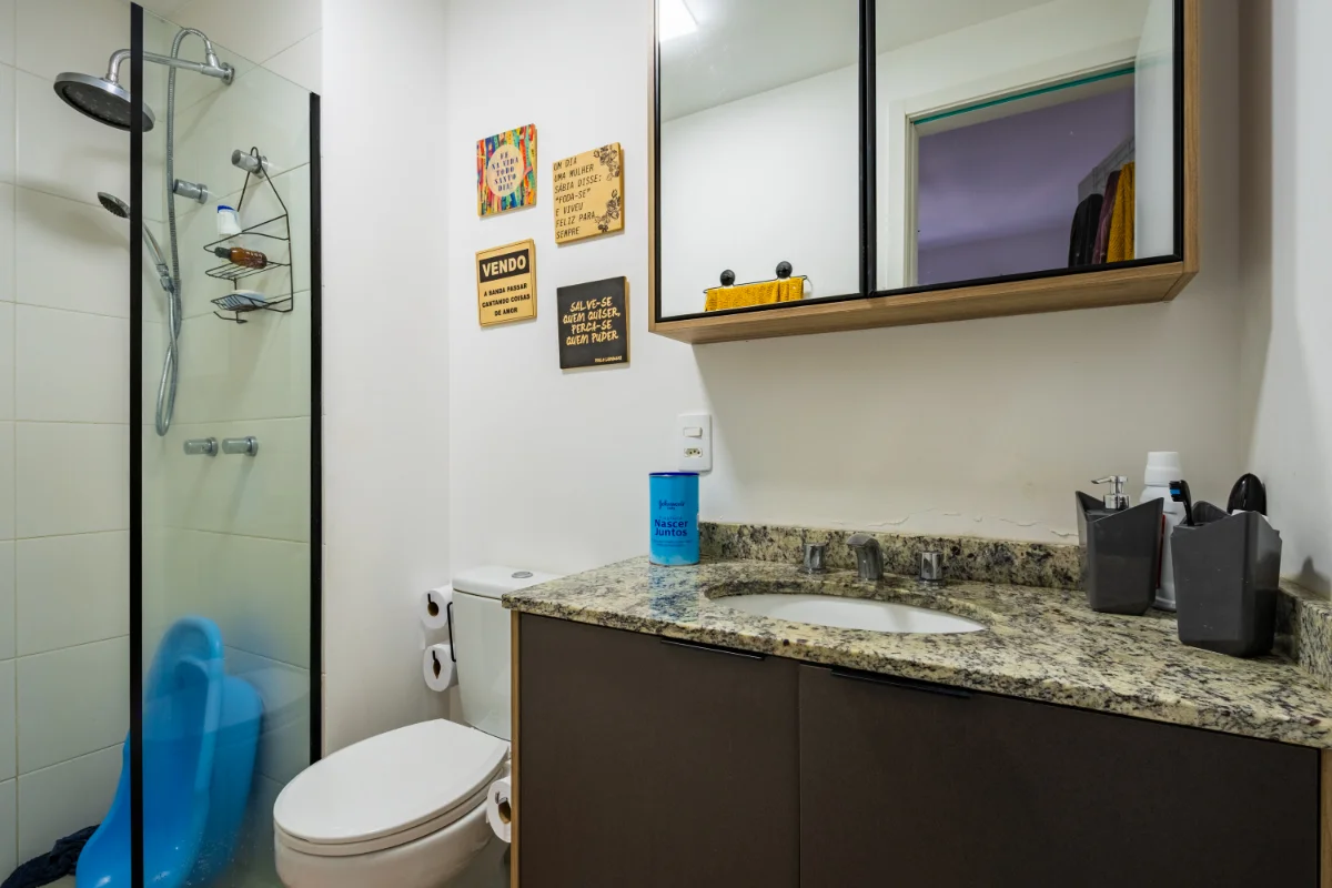 Studio mobiliado 43 m² | 700 m do metrô Praça da Árvore