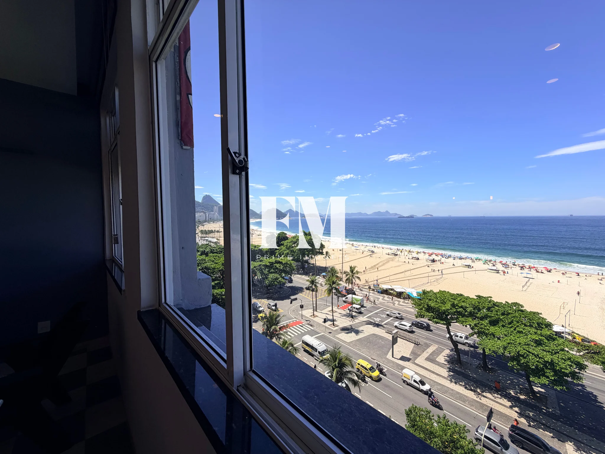 Frente mar em Copacabana: apartamento à venda de 2 quartos, andar alto com vista panorâmica, alto p - foto 9