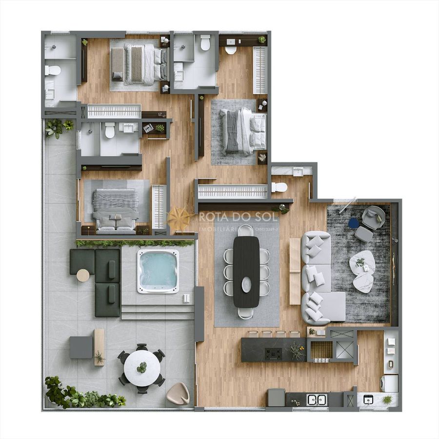 Hera Phacz Home Apartamento 3 Suítes e 3 Vagas em Perequê Porto Belo/SC — foto 20