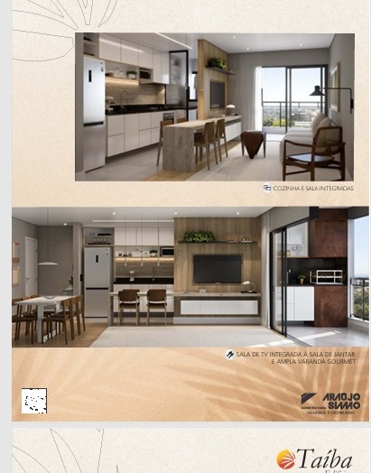 Apartamento à venda com 2 dormitórios, 75 m² no Edifício Taíba em Taubaté/SP.