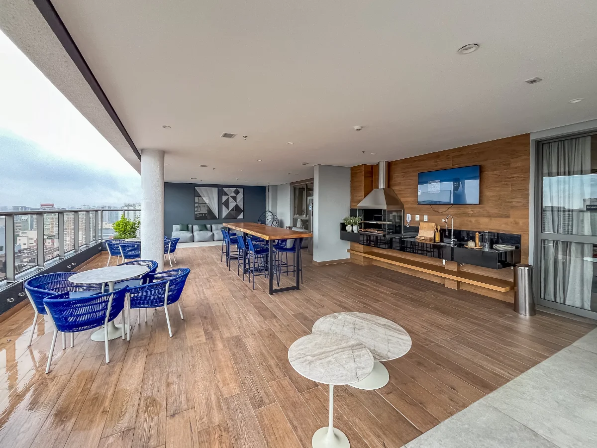Studio 29 m² | 350 m do metrô Santa Cruz