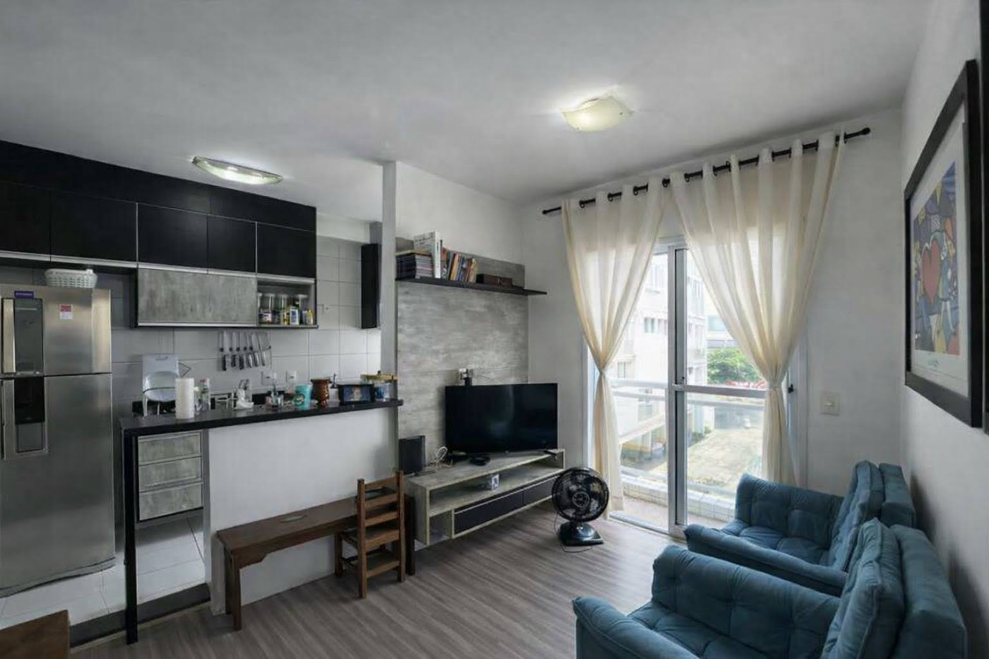 Apartamento para Venda em Praia Grande, OCIAN, 2 dormitórios, 1 banheiro, 1 vaga — foto 1