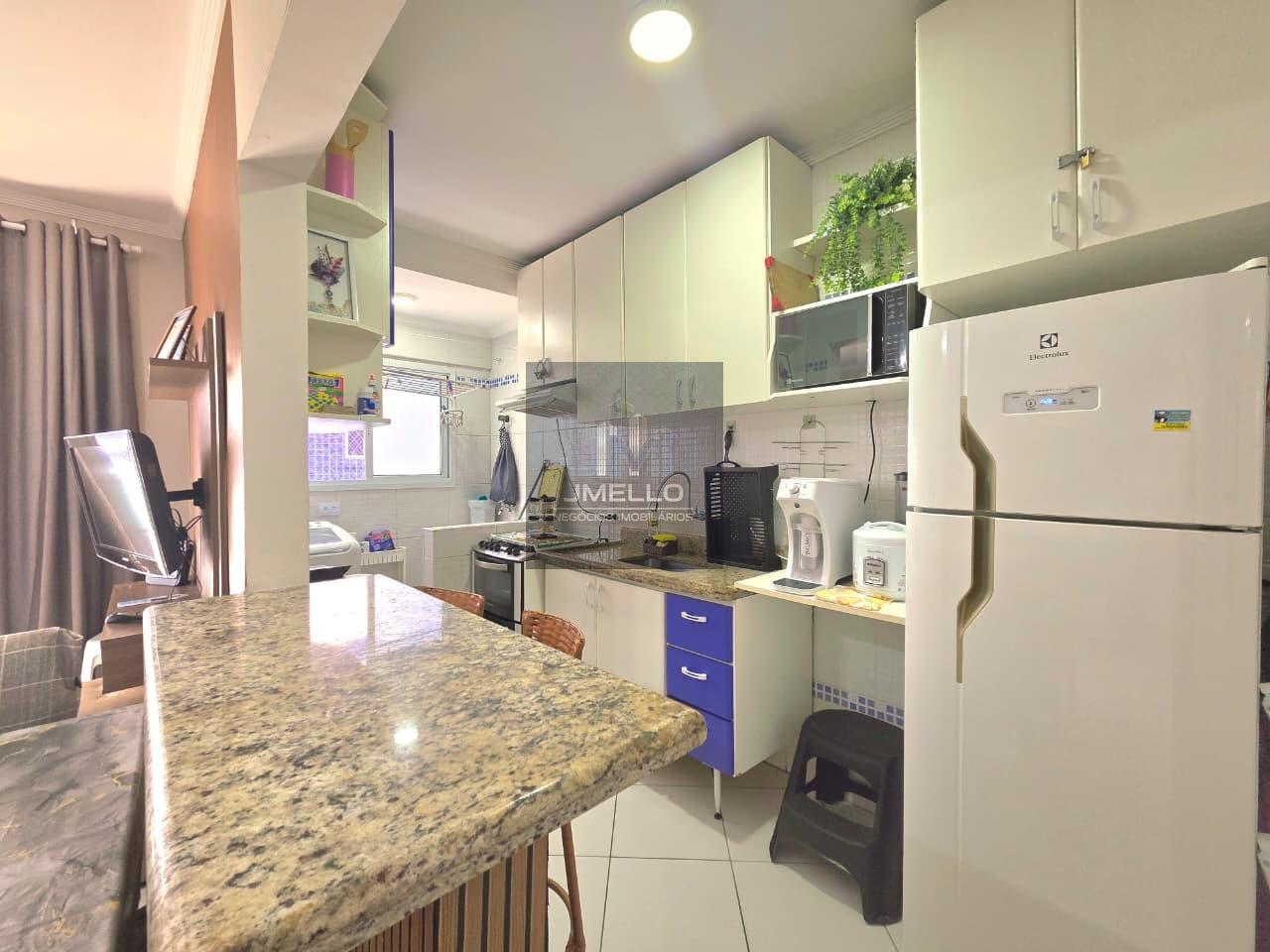 Apartamento para Venda em Praia Grande, Caiçara, 1 dormitório, 1 banheiro, 1 vaga