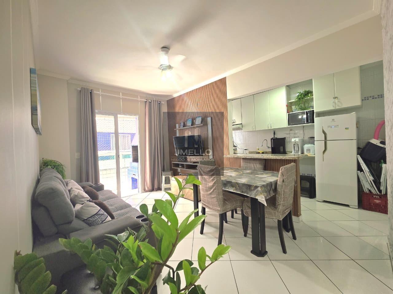 Apartamento para Venda em Praia Grande, Caiçara, 1 dormitório, 1 banheiro, 1 vaga