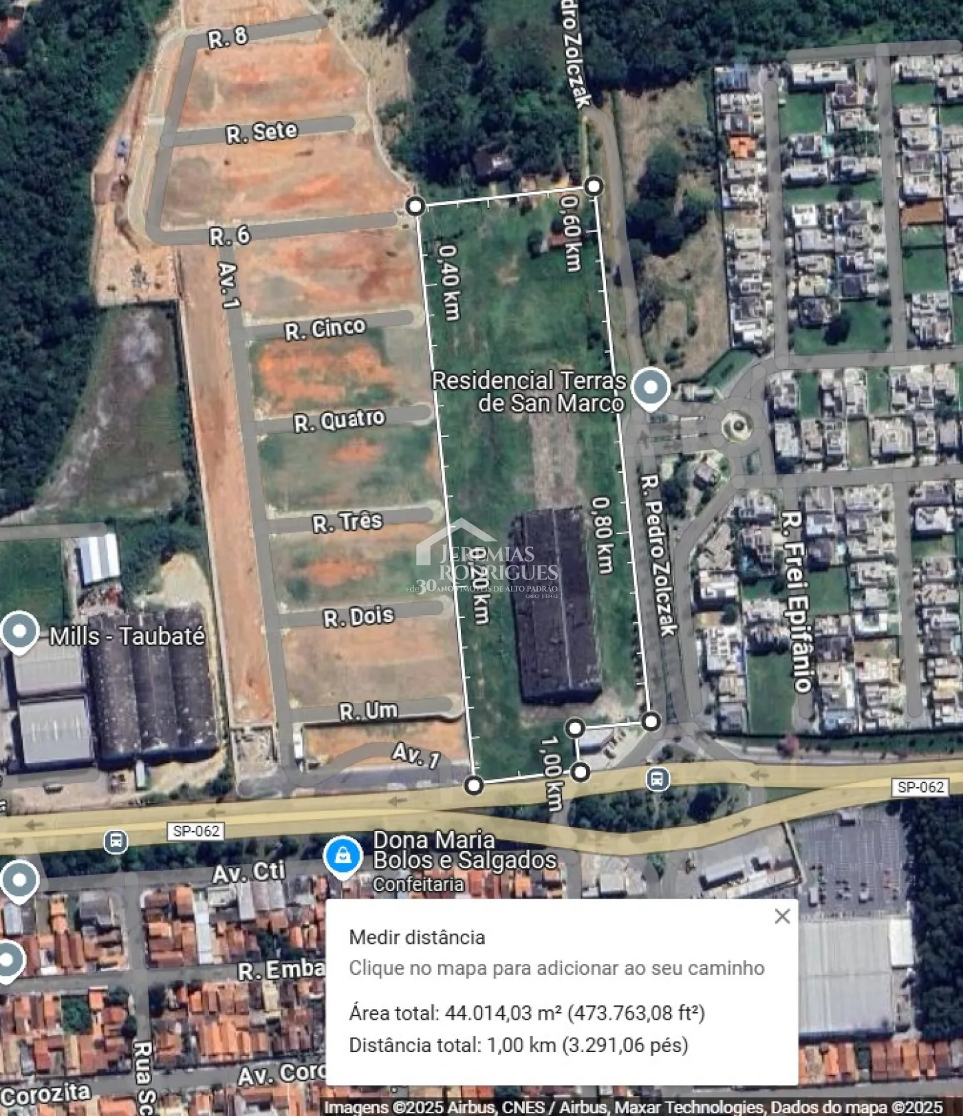 Excelente área comercial ou industrial para BTS para locação no bairro Bonfim em Taubaté/SP