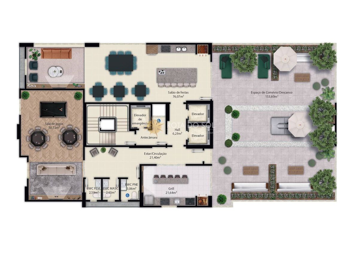Miraggio Del Mare apartamento com 4 suítes e 3 vagas na Meia Praia — foto 17