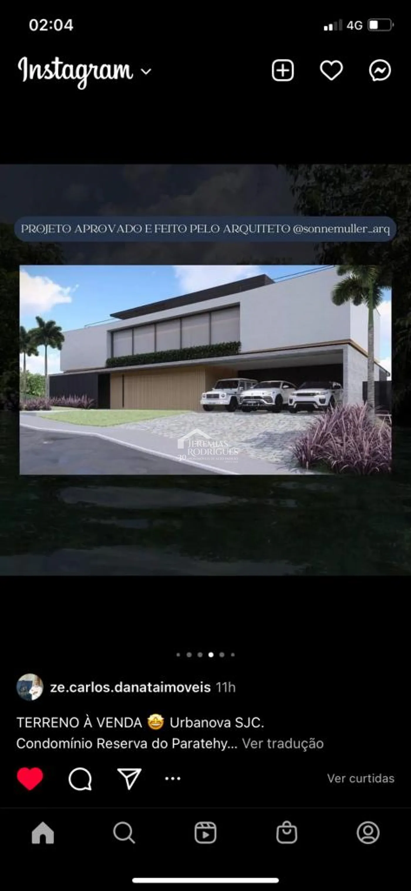 Terreno à venda com 1.385 m² no Condomínio Reserva do Paratehy em São José dos Campos/SP.