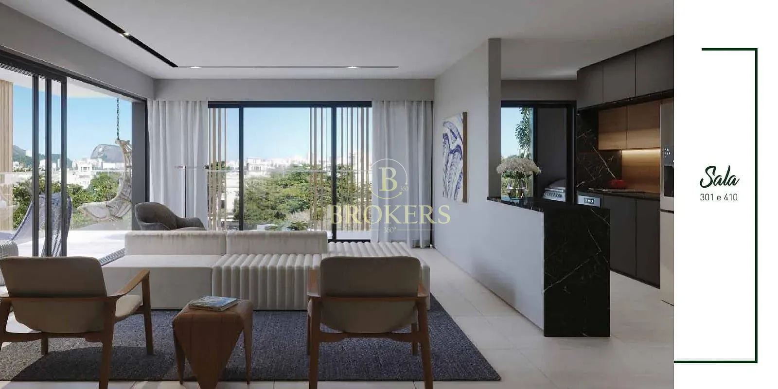Apartamento todo circundado de varanda à venda,  Dumont Gávea, a partir de:  R$ 3.400.000,  1 apart
