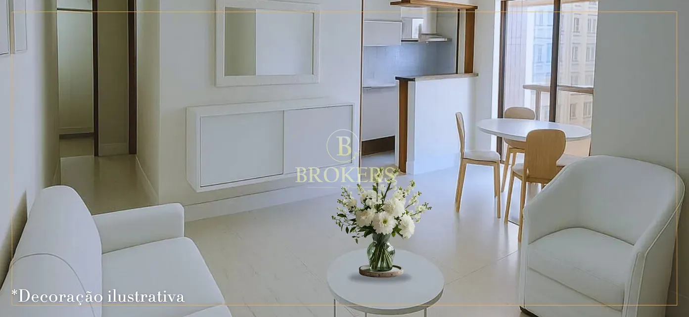 Apartamento vista mar para locação, Ipanema, Varanda, 2 quartos / 1 suíte - 2 vagas - 90m²