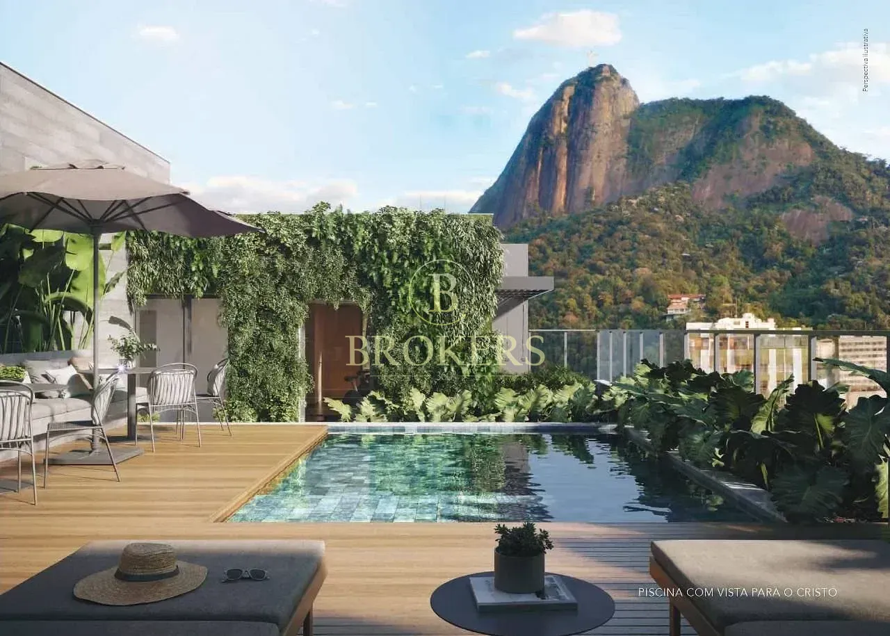 Primeira locação! Sofisticação e vista icônica no humaitá: apartmamento à  venda  de 3 quartos com — foto 43