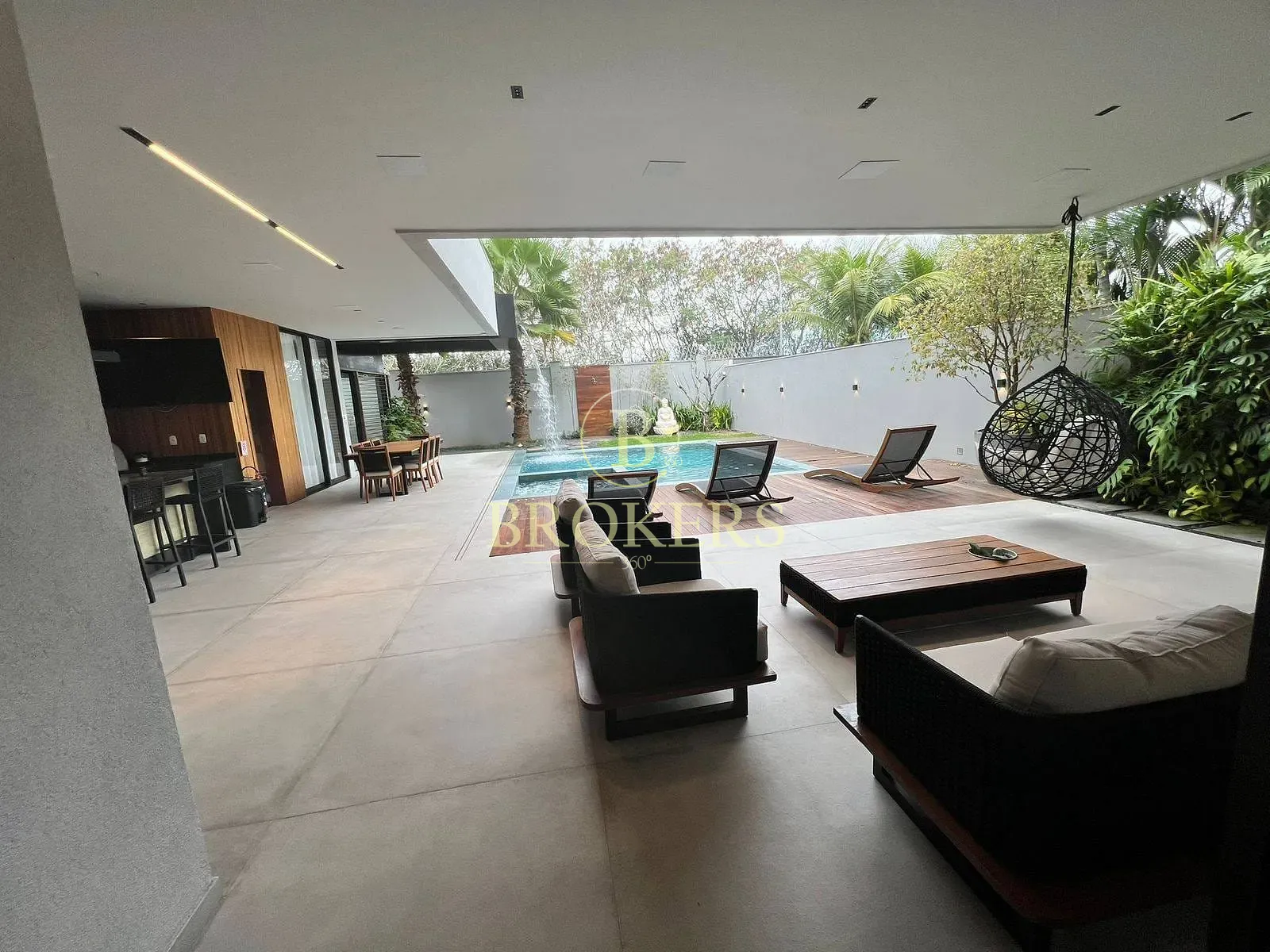 Moderna e sofisticada: Casa triplex no Alphaville com elevador, 5 suítes e terraço panorâmico por R — foto 31