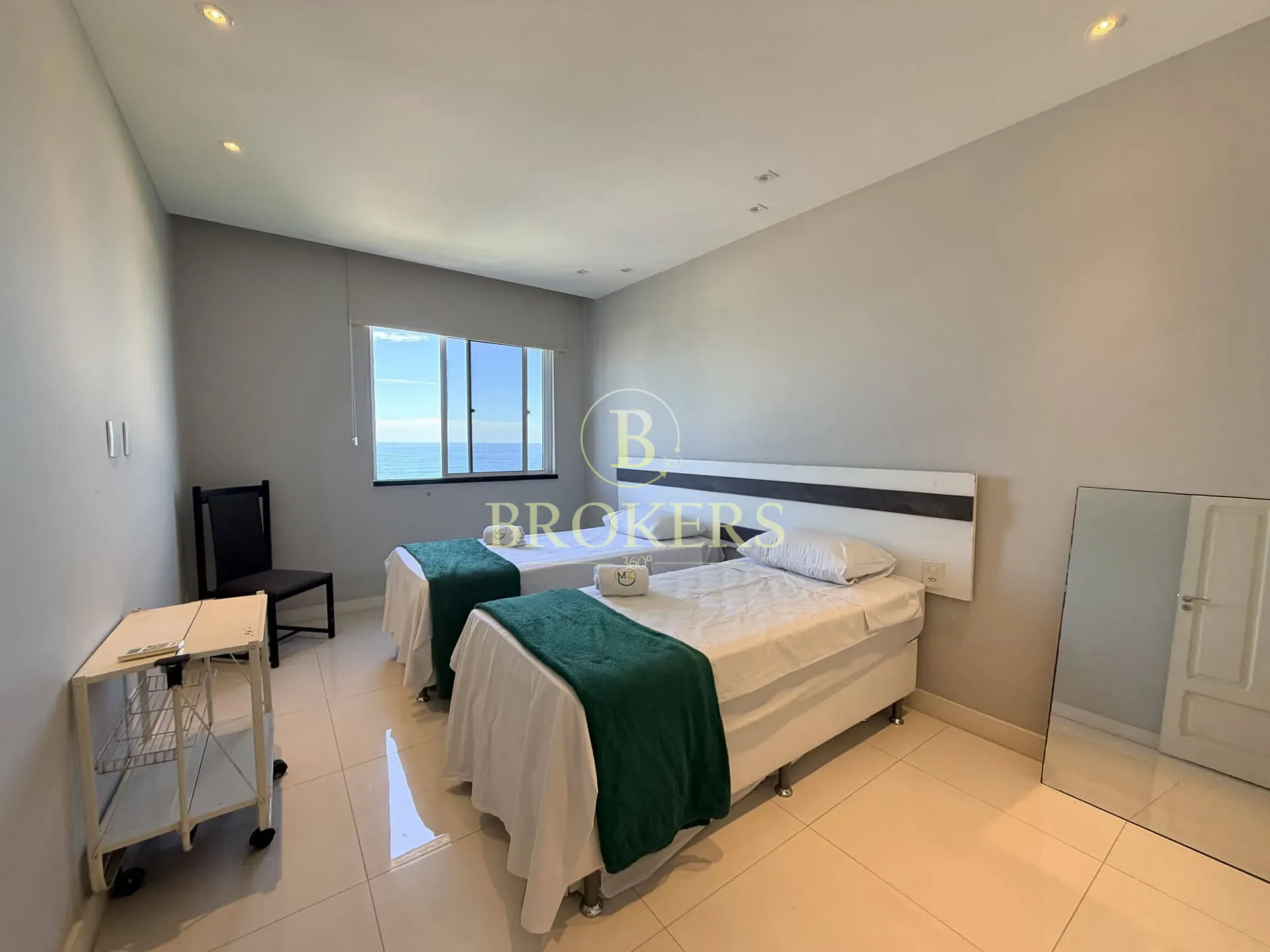 Frente mar em Copacabana: apartamento à venda de 2 quartos, andar alto com vista panorâmica, alto p — foto 9