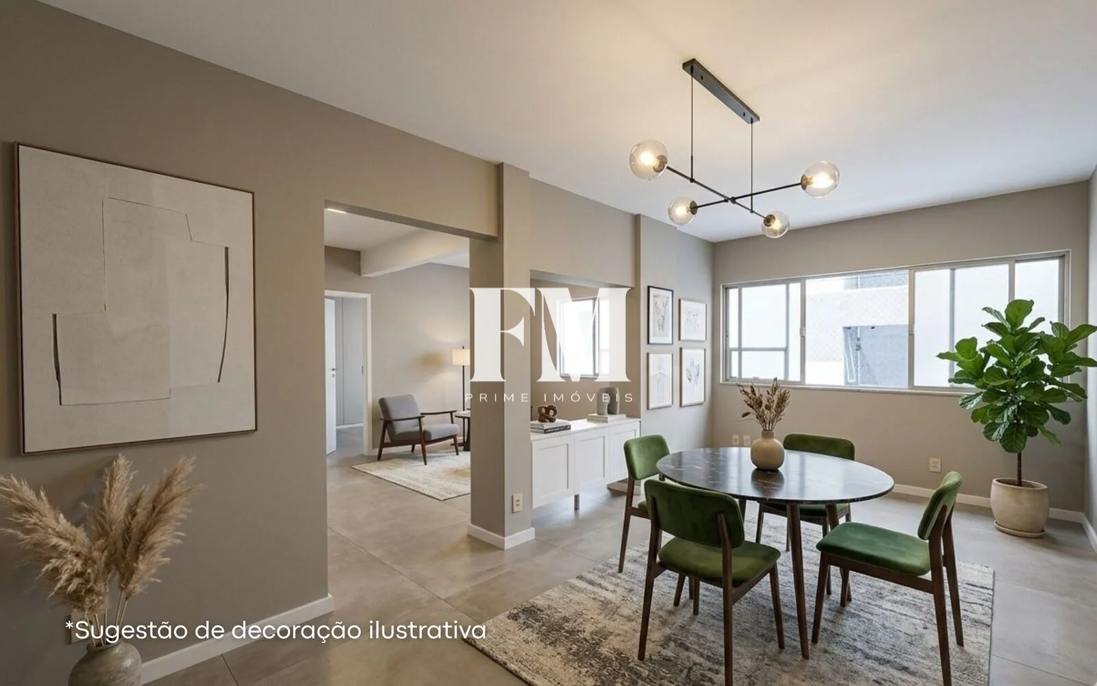 Lagoa | Rua Ministro Armando de Alencar | 3 Quartos (1 Suíte) | 79m² com Vaga à Beira da Lagoa