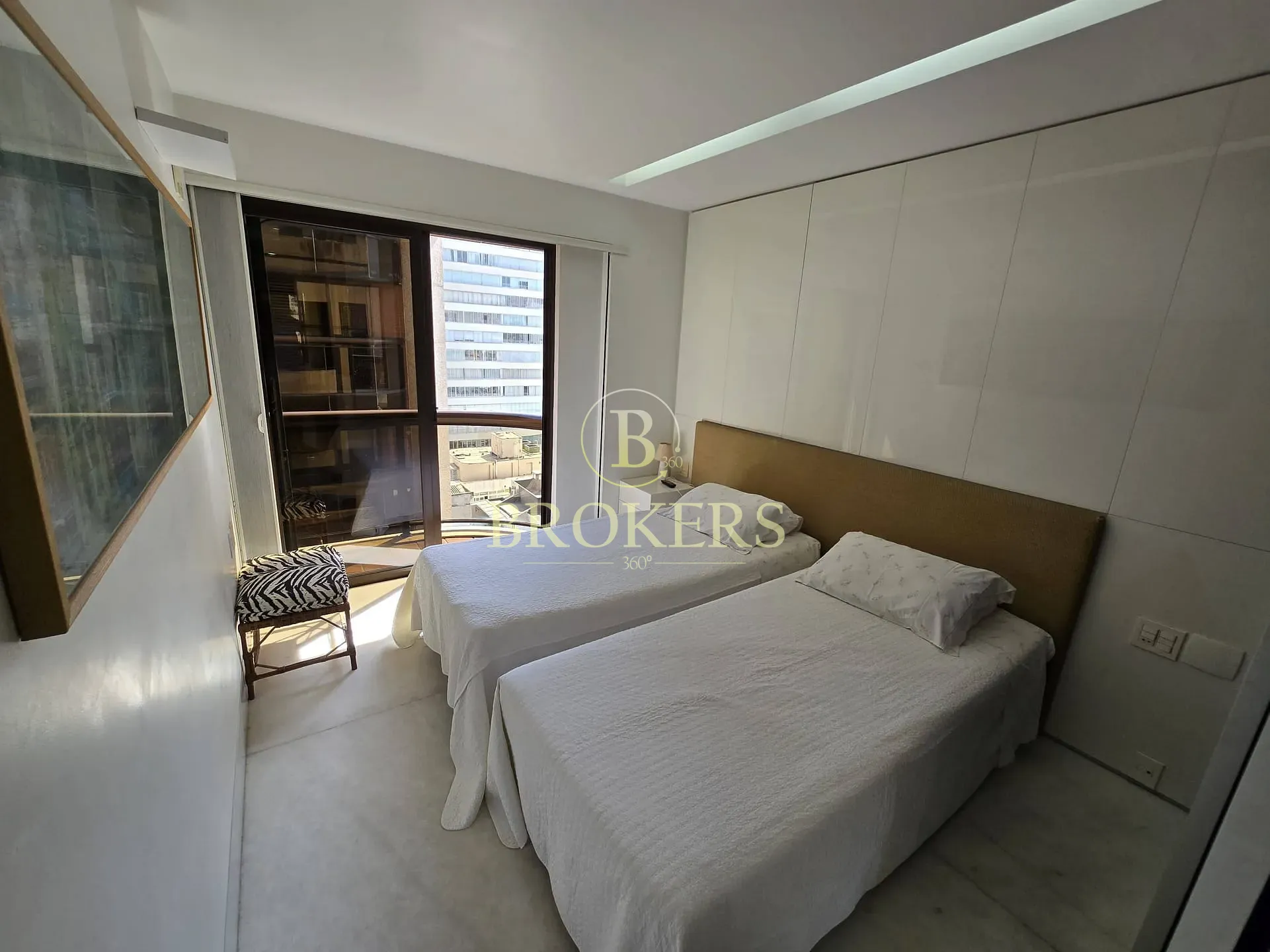Apartamento vista mar para locação, Ipanema, Varanda, 2 quartos / 1 suíte - 2 vagas - 90m²