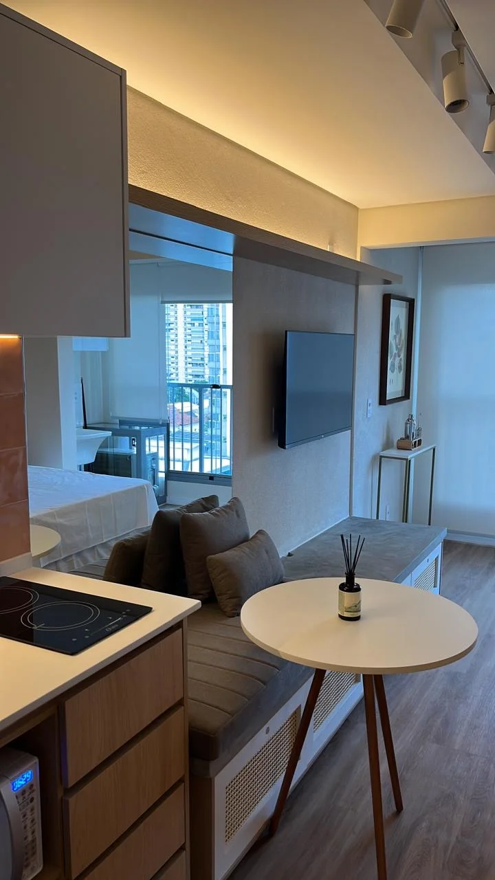 Vila Mariana | Studio mobiliado a 500 m do Metrô Ana Rosa | Cyrela