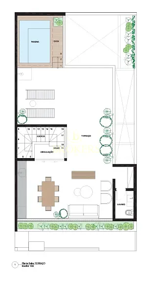 Casa triplex em condomínio privativo a venda no Jardim Botânico! Totalmente modernizada com piscina