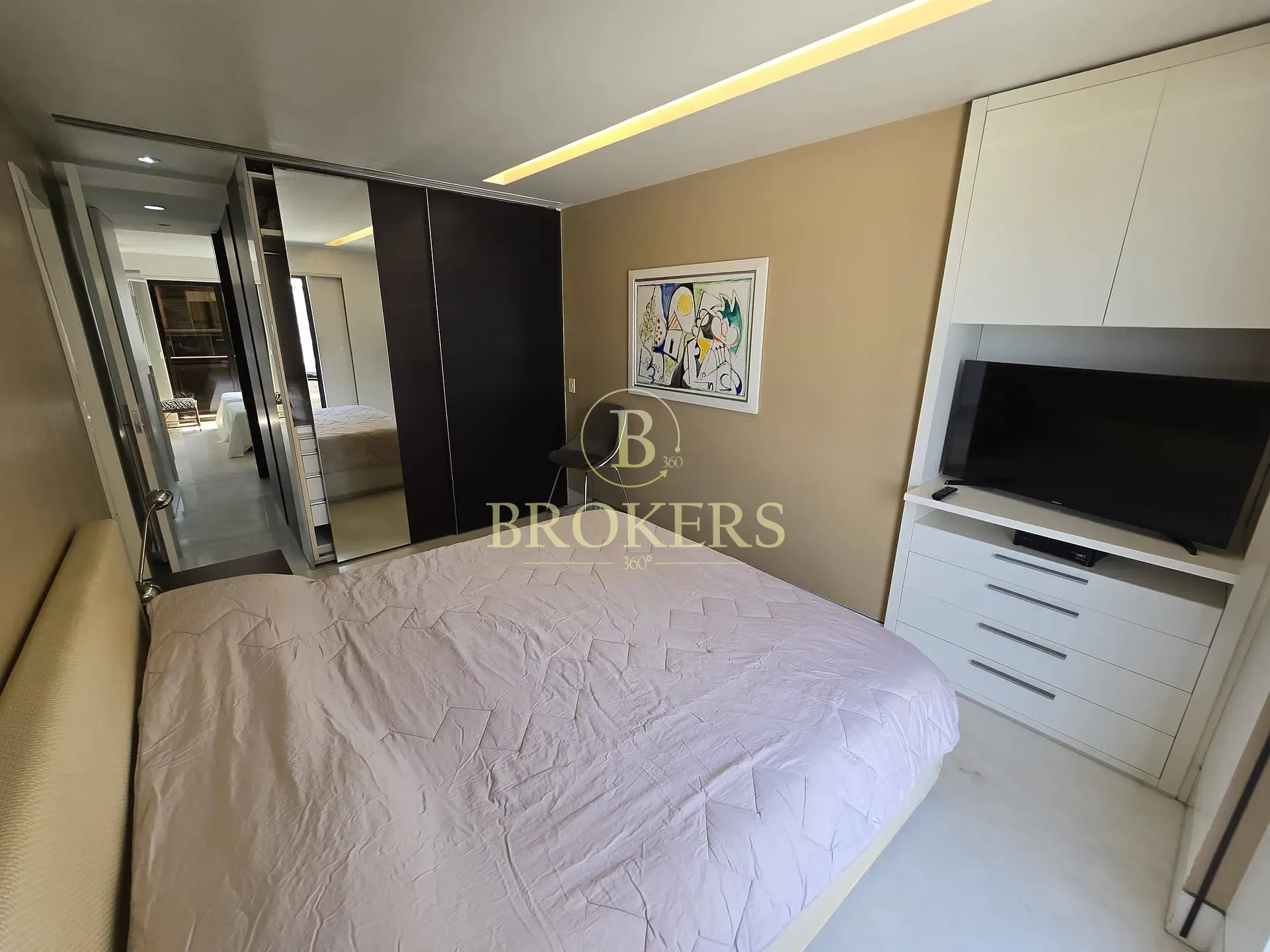 Flat à venda, Av Vieira Souto - Ipanema. Vista lateral mar, 2 quartos, sendo 1 suíte, 2 vagas na es — foto 19